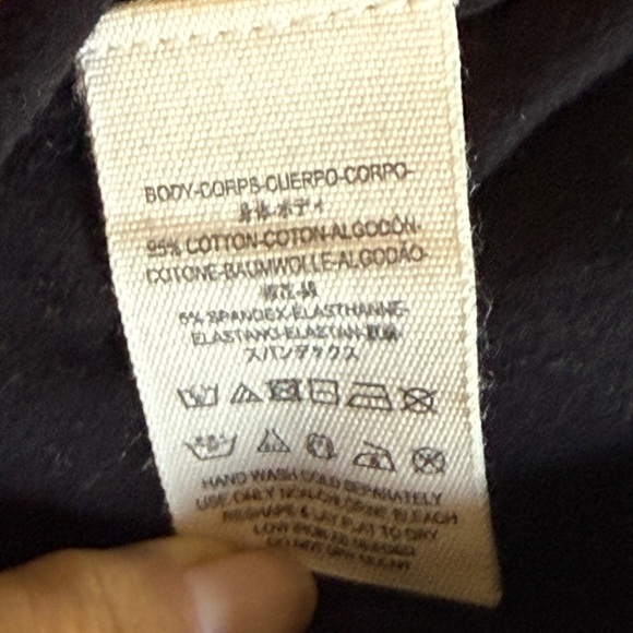 We The Free Mylo Solid Halter Tie Neck Button Tank Top Black Size XS #1688 - Picture 7 of 8